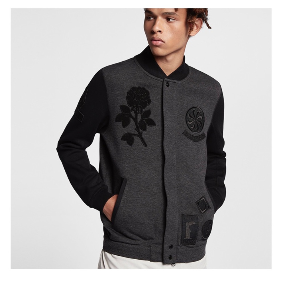 Nike Black Rose limited edition fleece jacket size XXL